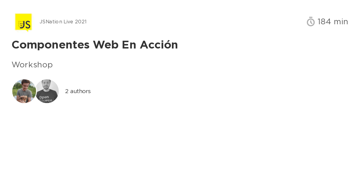 Componentes Web en Acción