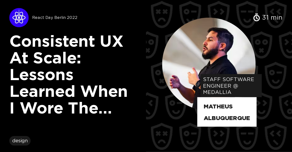 Consistent UX at Scale: Lessons Learned When I Wore the DesignOps Hat ...