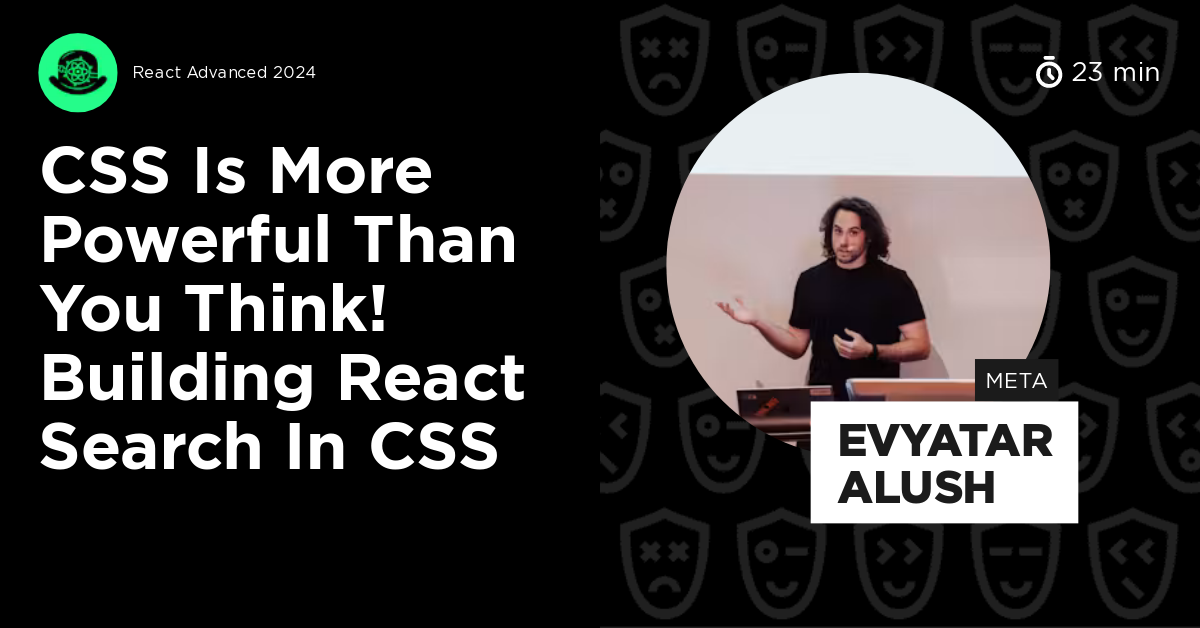 CSS Is More Powerful Than You Think! Building React Search in CSS by ...