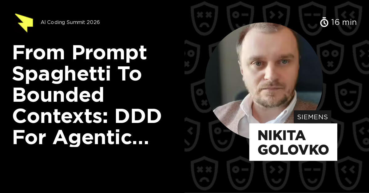 From Prompt Spaghetti to Bounded Contexts: DDD for Agentic Codebases by ...