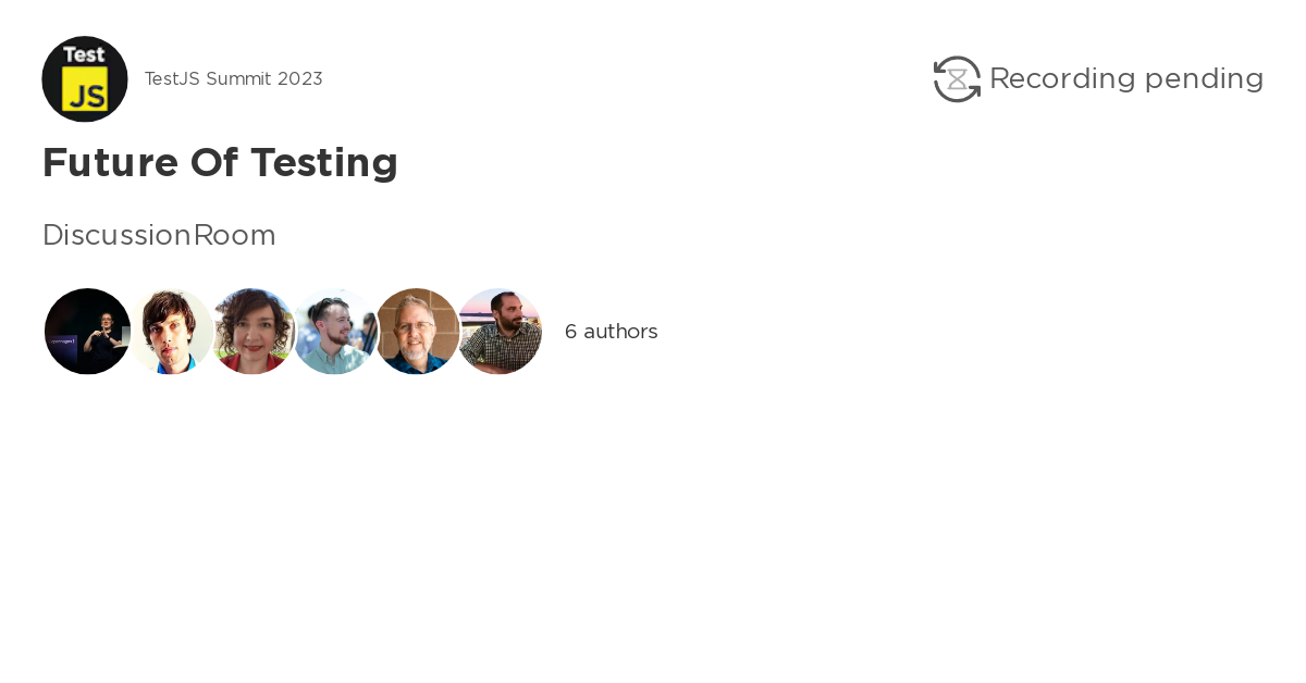 Future of Testing