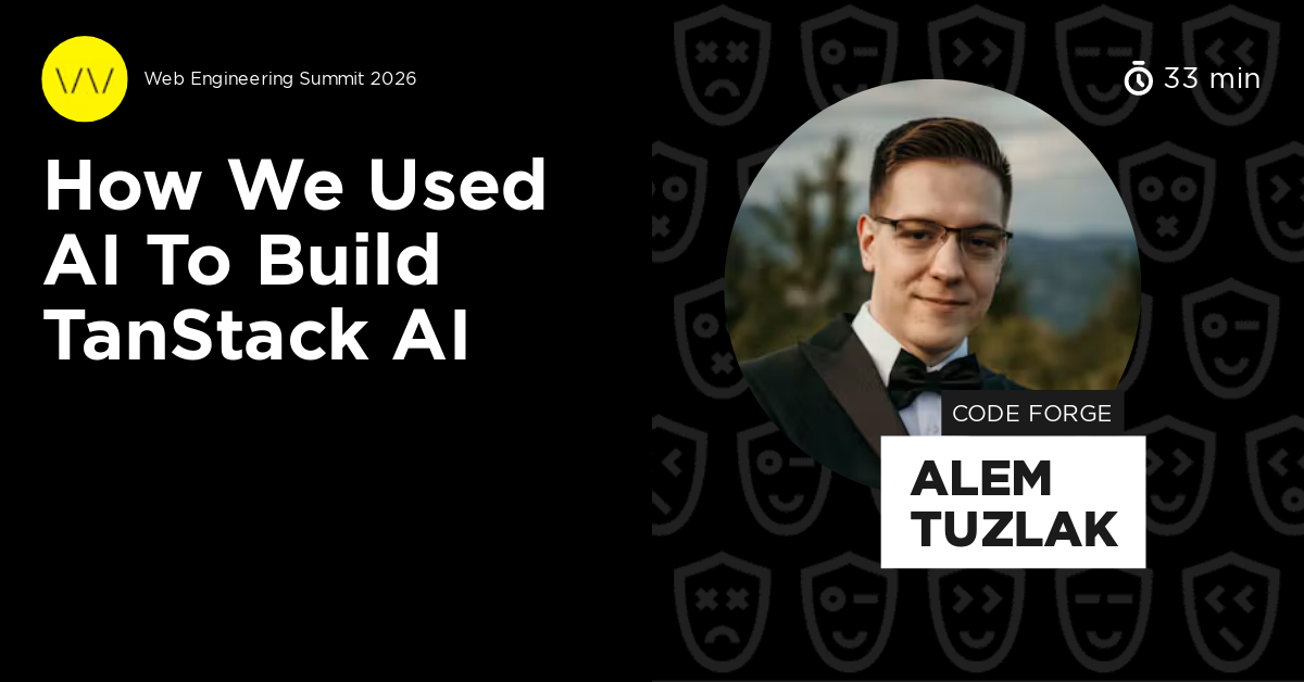 How We Used AI to Build TanStack AI by Alem Tuzlak