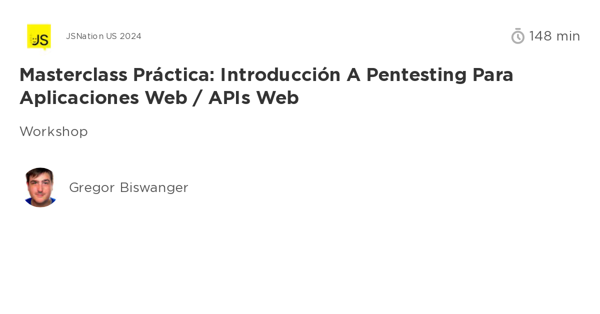 Masterclass Práctica: Introducción a Pentesting para Aplicaciones Web ...