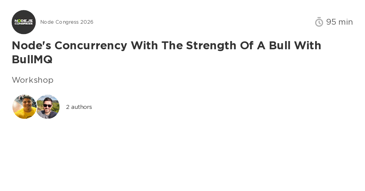 Node's Concurrency With the Strength of a Bull With BullMQ
