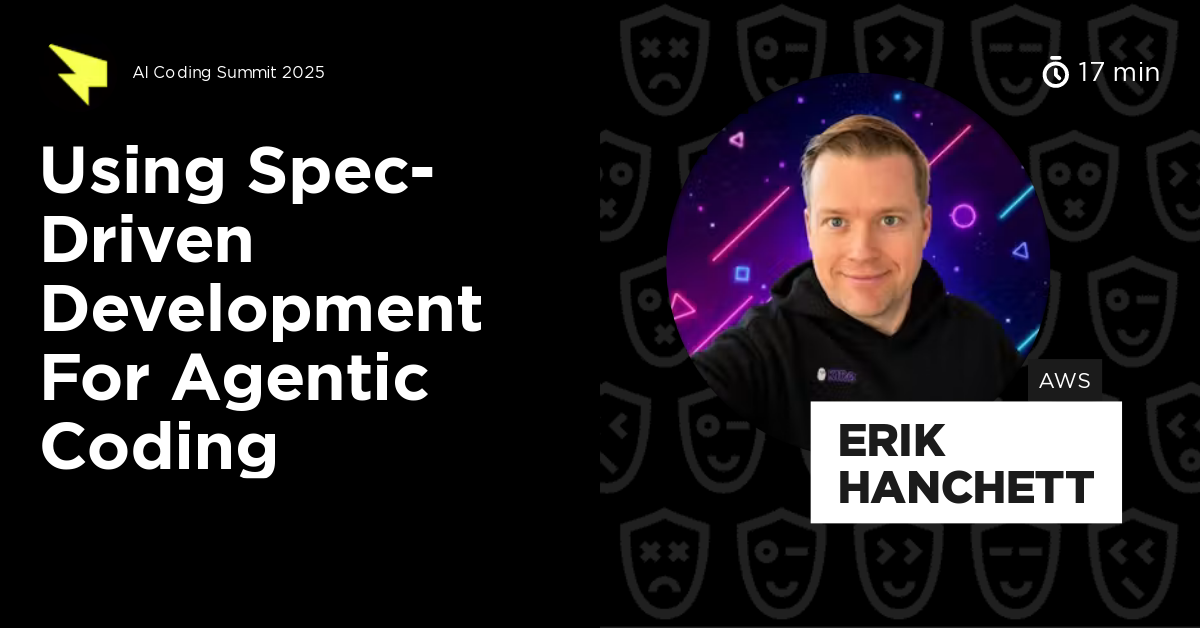 Using Spec-Driven Development for Agentic Coding by Erik Hanchett